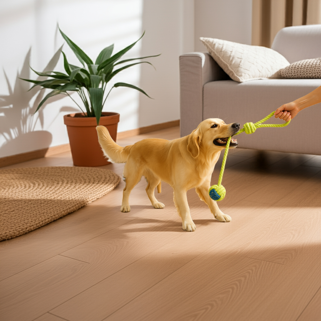 Whisknest™ Natural Cotton Rope Dog Toy (Pack of 3)